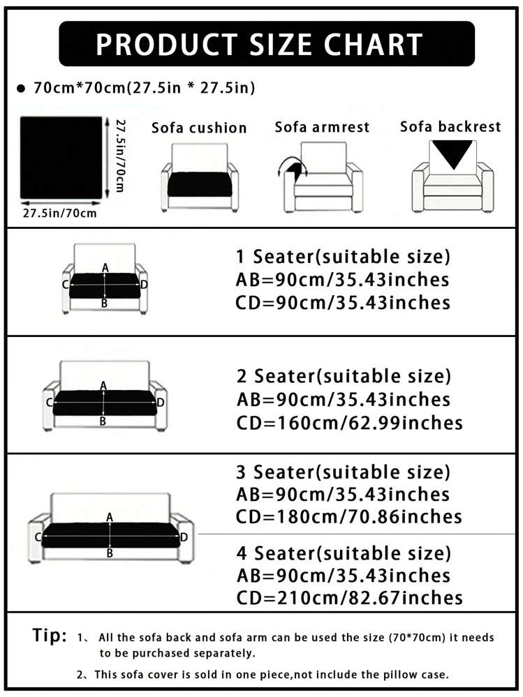 1pc Chenille Jacquard Craft Four-season Universal Sofa Cushion, Modern Simple Anti-scratch Anti-slip Sofa Towel, Pet Anti-dirt Living Room Sofa Cover For L-shaped Sofas And 1/2/3/4 Seater Sofas (sold Separately) - Beige - View 2