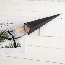 Hộp quà tặng hoa tươi 5 chiếc/2 chiếc, hộp lưu niệm, hộp trang trí hoa cưới, hộp quà tặng Ngày của Mẹ, đồ trang trí tiệc ngày lễ - Đen B - Xem 6