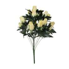 Artificial Rose Flower Decoration Living Room Restaurant Simulation Green Plant Potted Home Desktop Decoration Flower