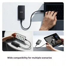 Lexar Mobile SSD SL300 Type-C USB3.2 Portable Solid State Disk 2TB 1TB For Mobile Phones Laptops Lightweight And Portable - Black - View 5