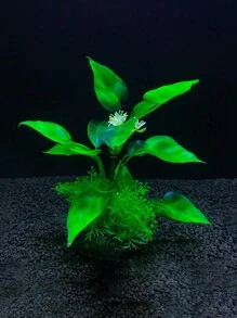 Decoraciones de acuario, plantas artificiales, de fácil cuidado, accesorios decorativos de micro paisaje, hierba submarina falsa, paisajismo de acuario, plantas acuáticas de plástico, decoración de pecera