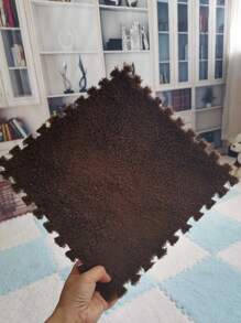 12 cái lông tơ Câu đố Thảm trải sàn Thảm , Ván sàn Gạch Mềm mại Leo Khu vực Thảm , Vá lại Tấm thảm , Chống giọt bắn Đầu giường Tấm lót , DIY Thảm , Hình vuông Vá lại Nối đất Tấm lót , Đầu giường Tấm thảm , Thảm , Diện tích lớn , Phòng khách Phòng ngủ Trang trí - Màu tím - Xem 41