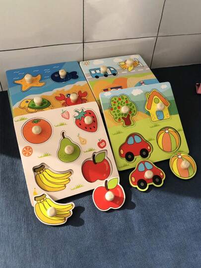 Juego de rompecabezas 3D de emparejamiento de formas, juguete educativo cognitivo para educación temprana, útiles escolares, juegos de mesa de emparejamiento de formas para niños, juguetes para niñas, bebés, juguetes de madera, tableros de actividades, juguetes para bebés