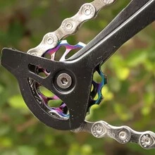 1 pieza Polea de guía trasera de cerámica de 12T, piezas de bicicleta