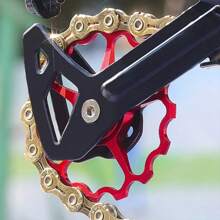 1 pieza Polea de guía trasera de cerámica de 12T, piezas de bicicleta