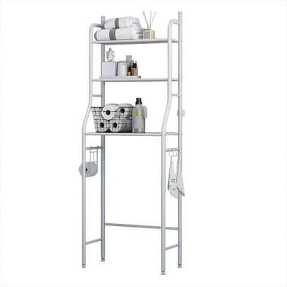 Mueble Organizador De Metal 3 Repisas Para Baño Wc Homex