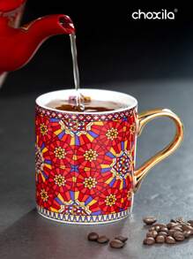 choxila 1 pieza Taza de café de cerámica, taza de café de Marruecos, taza de agua, taza de té - taza de café de cerámica - Ver 3