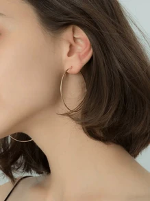 Brinco de Argola diâmetro 6cm europeu e americano fashion