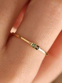 1pc Elegant Gold Plated Ring - Symbol Of Eternal Love, Perfect Accessory For Girls Rings, Jewelry For Valentine's Day, Wedding And Party Valentines