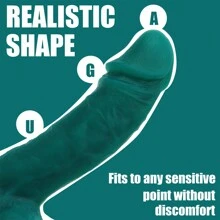 Aimitoy 1 pièce de 8 pouces, gode réaliste et coloré pour le plaisir féminin, jouet sexuel féminin en silicone, plug anal gode, gode de stimulation vaginale, jouet de flirt pour adultes avec ventouse pour utilisation mains libres, fournitures pour adultes