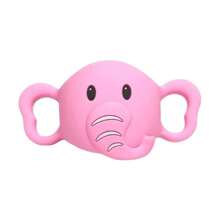 Uroczy silikonowy uchwyt do butelki w kształcie słonia - miękki, łatwy w trzymaniu, odpowiedni dla dzieci w wieku 0-3 lat, akcesorium do codziennego użytku, wielokrotnego użytku, pasuje do większości butelek z szyjką
