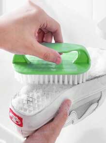 1/3/5pcs, Multi-Purpose Handheld Cleaning Brush, Household Plastic Laundry Brush, Multifunctional For Washing Basin, Shoes, Drying Rack, Cleaning Brush, And Hard Bristle Board