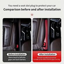 Universal Leather Soft Car Seat Gap Filler Side Seam Plug Strip Leak-Proof Filling Strip Car Seat Gap Anti-Drop Car Interior Accessories