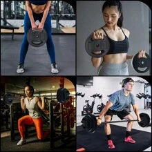 Adjustable Barbell Weight Set, 40lb /20kg Adjustable Free Weights For Home And Gym Workout - Black - View 5
