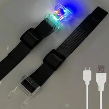 Light Up Backpack Chest Strap, LED Quick Release BuckleBackpack Chest Strap Rechargeable Waterproof - View 9