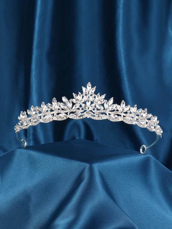 تيجان من الكريستال والإكسسوارات للشعر للنساء، تيجان زفاف وتيجان للنساء لحفلات عيد الميلاد وإكسسوارات شعر وعرائس ذات تفصيل من الراين ستون، هدايا عيد الحب وديكور شريط الشعر والتيجان الزفافرمضان