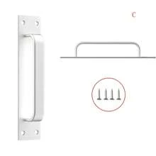 Door Handle Aluminum Alloy Window Cabinet Balcony Sliding Door Pull Punch-Free Pull Closet Furniture Hardware Home Improvemen