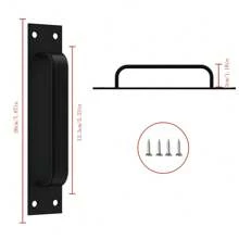 Door Handle Aluminum Alloy Window Cabinet Balcony Sliding Door Pull Punch-Free Pull Closet Furniture Hardware Home Improvemen