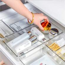 Kit 25 Modular Multipurpose Organizer Drawers Acrylic Crystal