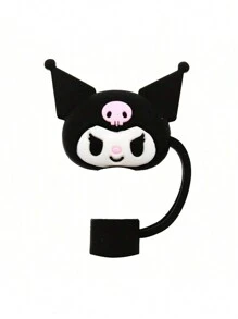 Sanrio 6pcs Kawaii Cartoon Silicone Cute Straw Cover Cap For Cup, Straw Topper Compatible With 30&40 Oz Tumbler, Cute Silicone Tips Lids Protectors For 0.4 In/10mm Party Cups Accessories Back To School