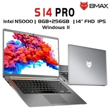 BMAX Notebook BMAX S14 PRO / Intel N5000 / 8GB( LPDDR4) RAM 256GB SSD / 1920*1080 Laptop de 14 pulgadas / Windows 11 / Wifi USB+Mini  /Batería de 38Wh/Luz de 1,28 kg/PC portátil