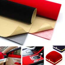 Self Adhesive Felt Sheets - Self-Adhesive Suede Look, DIY Felt Adhesive Sheet, Self Adhesive Felt Fabric For Car Interior/Drawer/Jewelry Box Felt Liner, Solid Color Felt Wallpaper