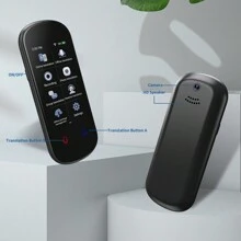 KaisoTech Taalvertalerapparaat, tweerichtings realtime spraakvertaling, ondersteuning voor 139 talen, nauwkeurige offline/opname/foto-directe vertaling met 3,1 inch HD-inch touchscreen voor reizen en sessies