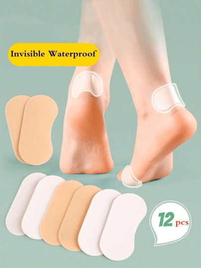3pcs/12pcs Minimalist & Comfortable Heel Protector Pads, Suitable For Multi-Purpose Use