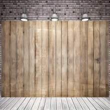 2D Flat Seamless Vintage Wood Grain Polyester Backdrop, Retro Wooden Photography Background, Suitable For Portrait, Party Decor, Photo Studio Banner, Photography Studio, General And Tailgate Party Banner Decoration