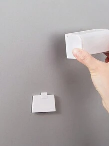1 pezzo Porta spazzolini da denti da parete con 6 slot, organizer da armadio per camper con coperchio, in plastica con adesivo per appendere gli spazzolini da bagno, organizer per la casa. Decorazione per il bagno di casa, decorazione autunnale, ritorno a scuola