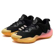 Adidas Zapatillas de baloncesto D ROSE SON OF CHI III para hombres, de uso casual y versátil para el día a día - negro/rosa/amarillo - Ver 3