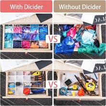 1Pcs Drawer Dividers,Adjustable Divider Drawer, Drawer Organiser System, Drawer Divider For Cupboard, Underwear, Socks - B - View 6