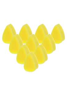 10pcs High-Density Face Painting Sponges For Students And Adults - Durable, Ideal For Detailed Designs - Other Plastic Major Material - Multicolor - View 9