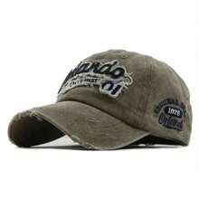 Unisex Distressed "Orlando 01" Embroidered Baseball Cap – Vintage Adjustable Outdoor Casual Hat