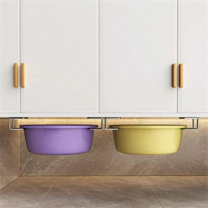 4pcs Stainless Steel Sponge Drying Rack, No-Drill Kitchen Wire Ball Pot Lid Storage Strong Wall-Mounted Storage Rack Kitchen Cleaning Tool Storage, Cleaning Utensils, Household Cleaning Supplies, Room Decoration, Suitable For Kitchen, Restaurant, Party, Gathering, Home Gifts