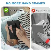 Alça de Mão Segura para Kindle e E-Reader - Suporte Agarrador de Dedo para Kindle Paperwhite/Kobo Clara/BQ/Toline Shine/ Vision/Pocketbook/ Tablet E-Book de 6"-6.8"-7" - Alta Elasticidade