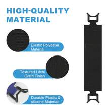 Alça de Mão Segura para Kindle e E-Reader - Suporte Agarrador de Dedo para Kindle Paperwhite/Kobo Clara/BQ/Toline Shine/ Vision/Pocketbook/ Tablet E-Book de 6"-6.8"-7" - Alta Elasticidade