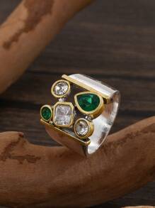 1pc Fashionable Vintage Indie Boho-Style Ring, Suitable For Wedding Engagement & Daily Wear For Women