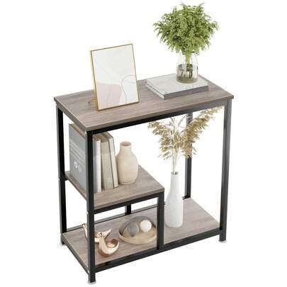 Estante Escalonado 60cm Multinivel, Soporte para Impresora, Mesa Auxiliar de Oficina y Hogar