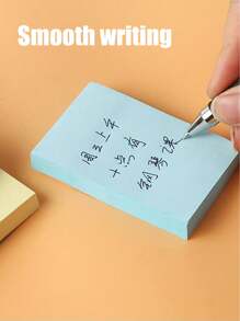 Colorful Sticky Notes, Cute And Creative Sticky Notes, Office Stationery Sticky Notes, Removable Message Sticky Notes - Multicolor - View 4