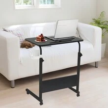 GRANDMA SHARK  Laptop Table For Sofa Or Bed, Laptop Desk, Standing Height Adjustable Computer Desk, Portable Side Table, Bed Table, Sofa Table - Black2-60*40cm - View 7