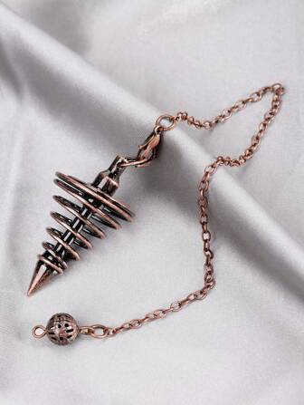 1 Stück Kupfermetall Spiralkegel Pendel Anhänger für Yoga, Wünschelruten, Wahrsagerei, Reiki, Meditation Pendelchen