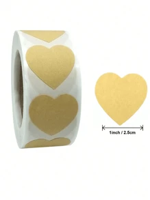 1000PCS Kraft Circle Stickers Dot Stickers, 1.5 Inch Round Blank Garage Price Stickers Kraft Coding Tag Labels Brown Natural Envelope Seals For Home Classroom Jam Canning Jar Labels (Brown 1.5 Inch)