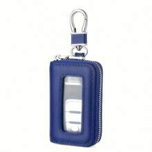 Monedero de llave con cerradura amortiguadora de golpes - Llavero portátil y ligero con función de control remoto, regalo para mujeres, hombres, Halloween, Día del Maestro, pequeños regalos, llavero para llaves, llavero para mujeres, portallaves para hombres, mini billetera