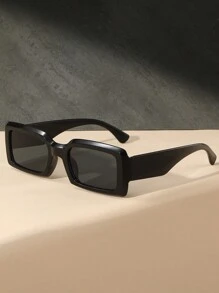 1 para okularów retro w kwadratowej oprawie, okulary przeciwsłoneczne unisex w stylu punkowym dla mężczyzn i kobiet, pochlebne