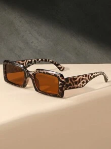 1 para okularów retro w kwadratowej oprawie, okulary przeciwsłoneczne unisex w stylu punkowym dla mężczyzn i kobiet, pochlebne