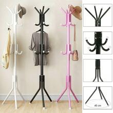 Coat Stand Metal Stand Coat Rack Hat/Jacket/Umbrella Standing Rack With 12 Hooks For Home Bedroom Entryway Hanger Organizer - Black - View 3
