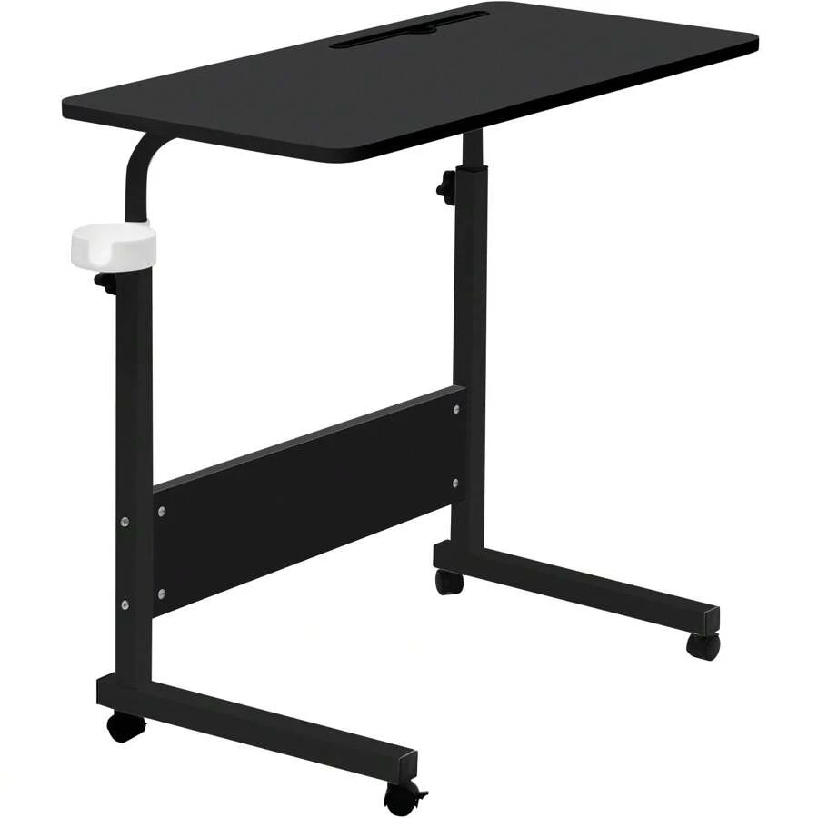 GRANDMA SHARK Laptop Table For Sofa Or Bed, Laptop Desk, Standing Height Adjustable Computer Desk, Portable Side Table, Bed Table, Sofa Table - Black2-80*40cm - 查看 1