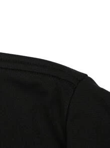5 Pieces/Set Men's Spring And Autumn Fitness Quick Drying Breathable Long Sleeved Round Neck Sports T-Shirt Gym Boyfriend Style Men's Basic T-Shirt