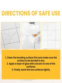 Multi-Purpose Repair Glue - Quick-Drying, Naturally Curing Adhesive For Wood, Leather, Glass - Multicolor - View 9